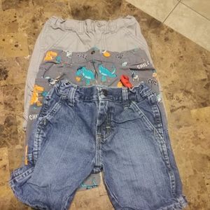 3 pairs boys shorts size 5/6